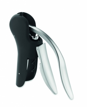 Logo trade promotional giveaways picture of: Automatic lever corkscrew