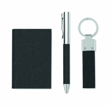 Logo trade promotional gifts image of: 3-piece gift set in a gift box with customizable printing