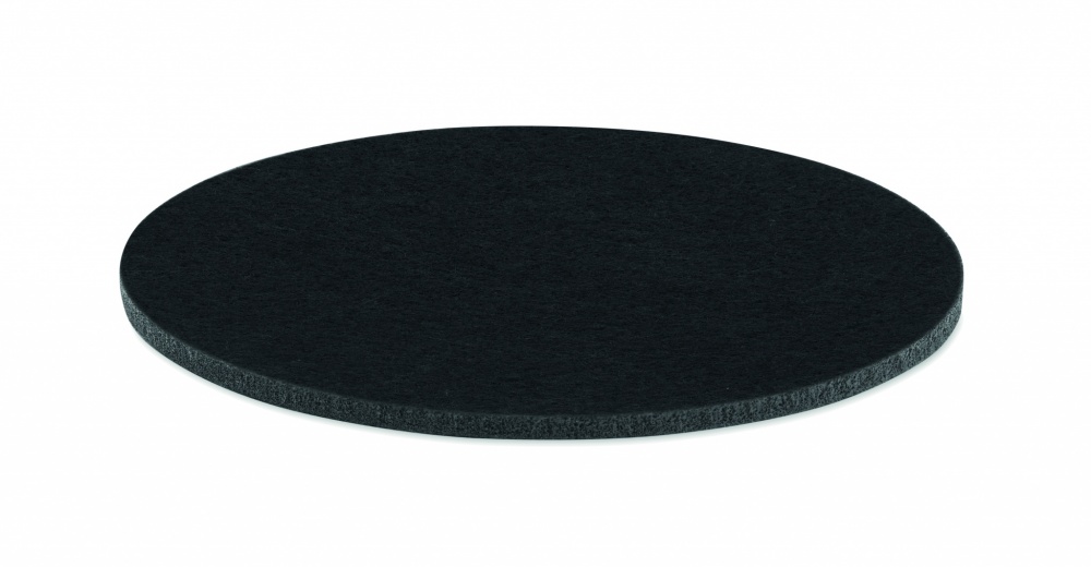 Logo trade promotional gifts picture of: Round coaster in RPET felt