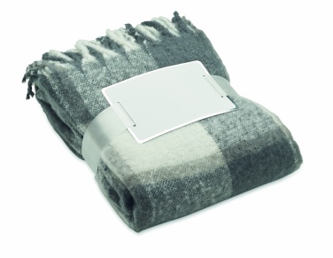 Logo trade promotional product photo of: Chequered mohair blanket