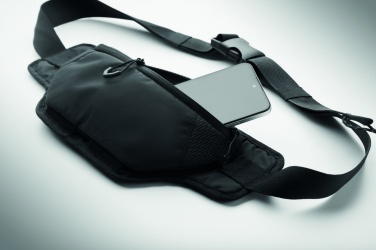 Logo trade promotional giveaway photo of: Hiking waist bag in 420D nylon