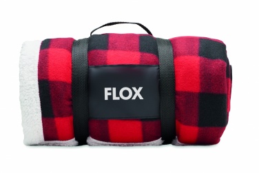 Logotrade promotional merchandise photo of: RPET sherpa fleece blanket