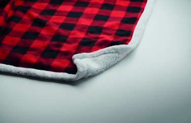 Logotrade promotional products photo of: RPET sherpa fleece blanket