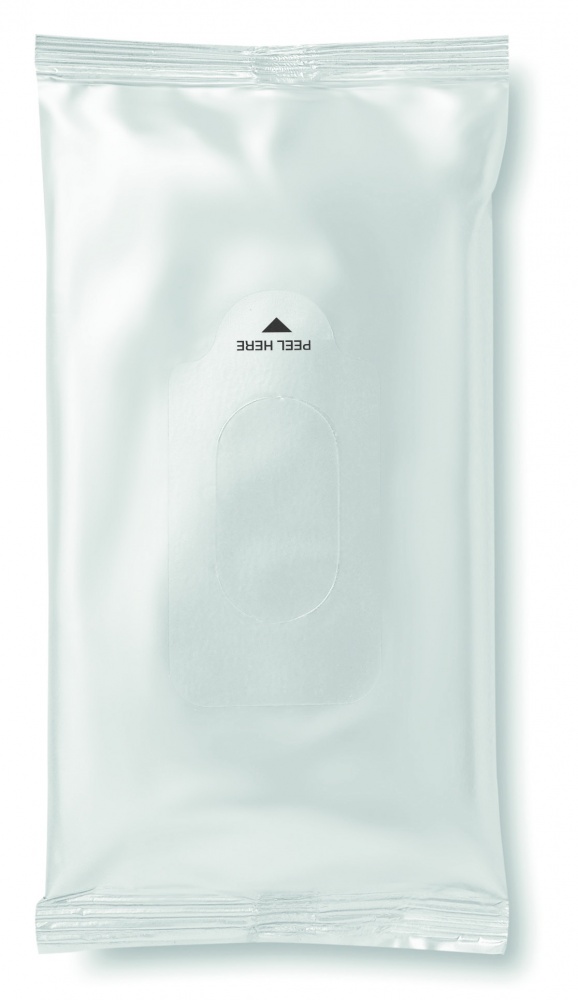 Logo trade business gifts image of: Wet wipes