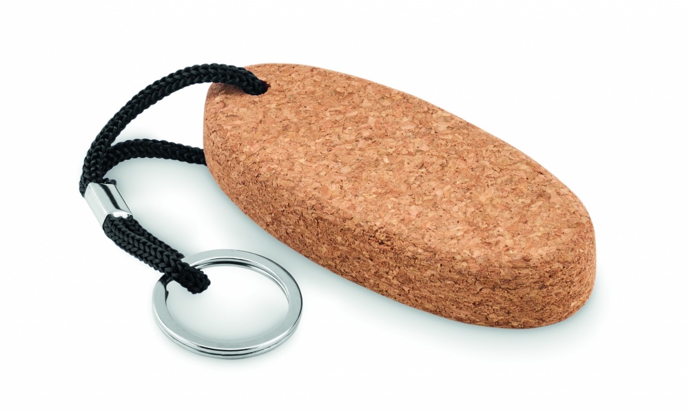 Logotrade promotional item picture of: Floating cork key ring Lohja