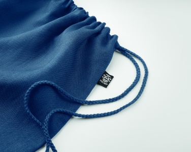 Logo trade advertising products image of: Hemp drawstring bag 200 gr/m²