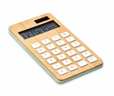 Logotrade advertising product picture of: 12 digit bamboo calculator