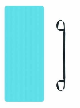 Logo trade business gifts image of: Fitness yoga matt rope and bag