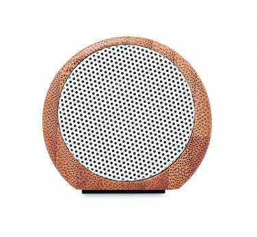 Logo trade promotional products image of: Wireless bamboo speaker 2x5W