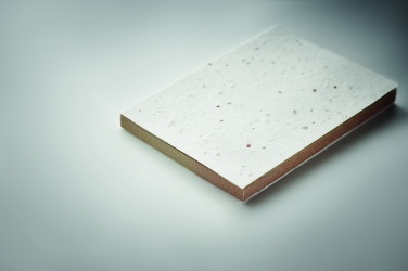 Logo trade promotional products picture of: Grass/seed paper memo pad