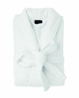 Logo trade promotional gifts image of: Bathrobe organic cotton XL/XXL