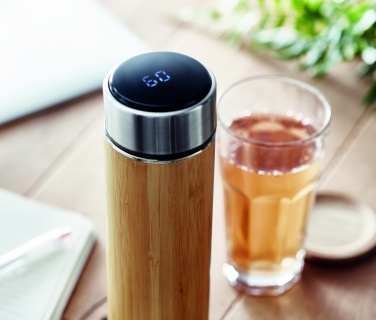 Logotrade promotional giveaway image of: Double wall flask 480 ml PANAY