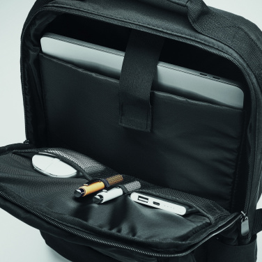 Logo trade advertising product photo of: Laptop backpack in 300D RPET
