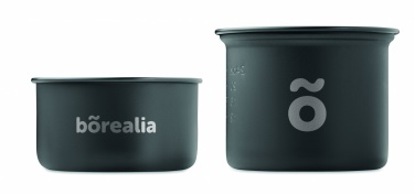 Logotrade promotional product image of: 2 camping pots with cutlery