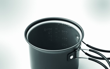Logo trade promotional gift photo of: 2 camping pots with cutlery