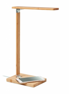 Logo trade business gift photo of: Desktop light and charger 10W