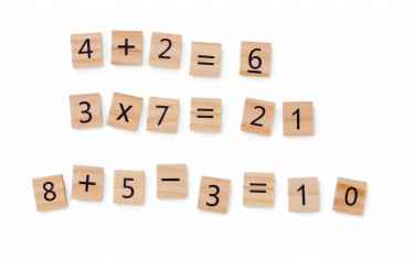 Logotrade advertising product picture of: Wood educational counting game