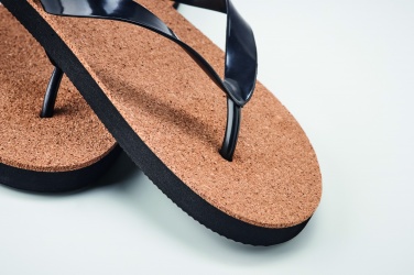 Logo trade promotional merchandise image of: Cork beach slippers L