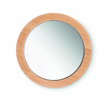 Logotrade advertising product picture of: Bamboo make-up mirror