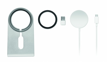 Logo trade promotional products image of: Portable magnetic charger 15W