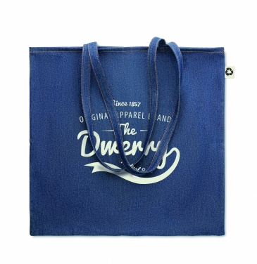 Logo trade corporate gifts image of: Recycled denim shopping bag