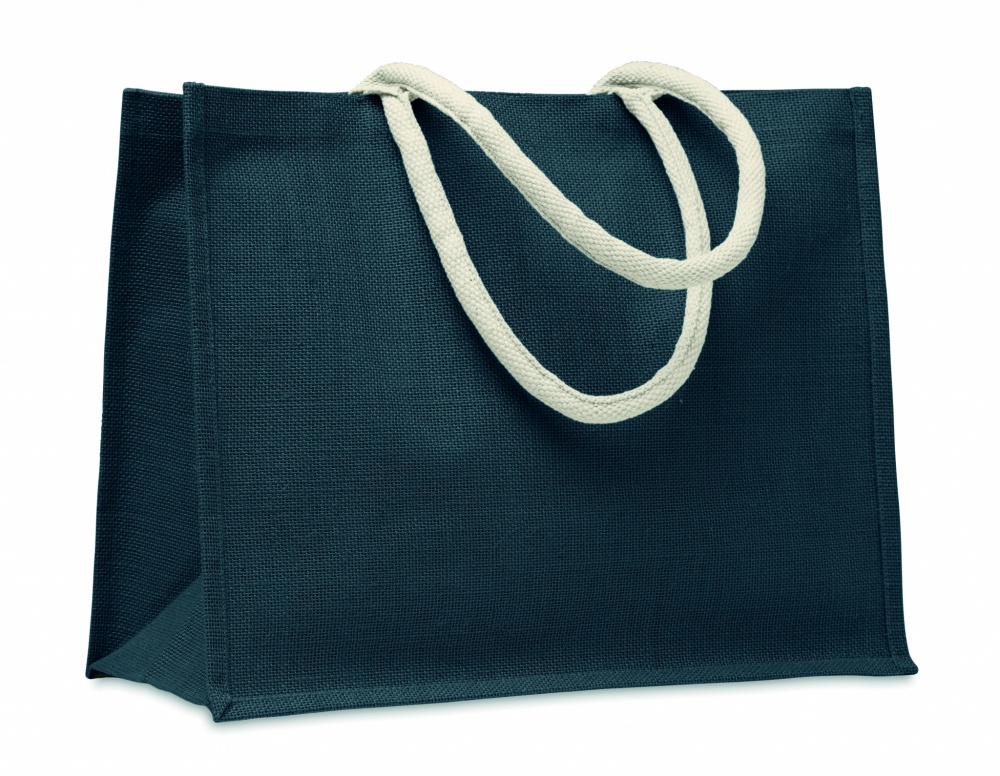 Logo trade business gift photo of: Jute bag with cotton handle