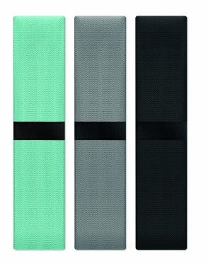 Logo trade promotional product photo of: Set of 3 fitness bands in pouch