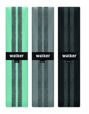 Logotrade promotional giveaway image of: Set of 3 fitness bands in pouch