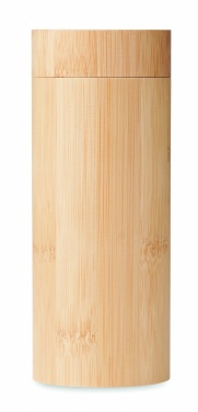 Logotrade advertising products photo of: Sunglasses and case in bamboo KEILA