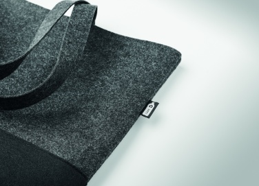 Logo trade promotional items image of: RPET felt shopping bag