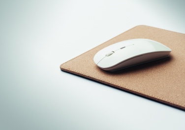 Logo trade advertising products image of: Cork mouse mat charger 15W