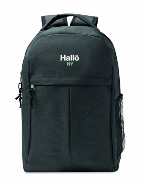 Logo trade promotional gifts image of: 600D RPET 2 tone backpack