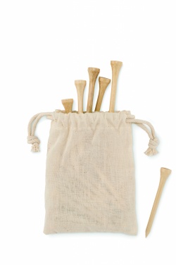 Logotrade promotional item picture of: 20 bamboo golf tees set