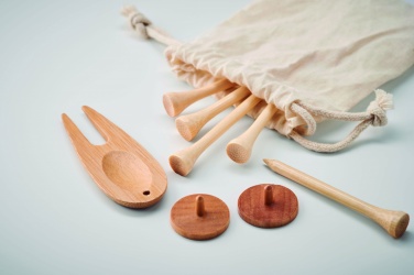 Logo trade promotional items image of: Golf accessories set in pouch