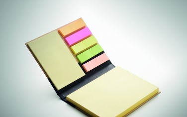 Logo trade promotional gifts picture of: Bamboo sticky note memo pad