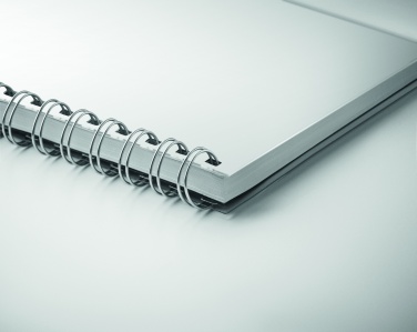 Logo trade promotional giveaway photo of: A5 RPET notebook recycled lined