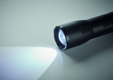 Logo trade business gifts image of: Small aluminium LED flashlight