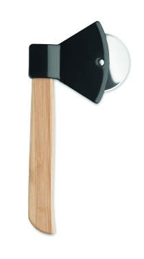 Logo trade business gift photo of: Pizza cutter bamboo handle