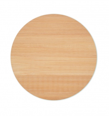 Logotrade corporate gift image of: Bamboo round coaster