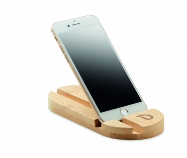 Logotrade advertising product image of: Bamboo tablet/smartphone stand