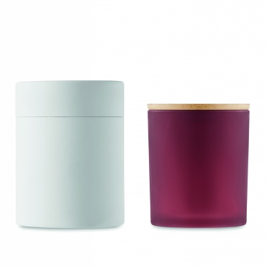 Logo trade promotional gifts image of: Plant based wax candle 280 gr