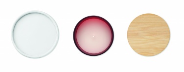 Logo trade promotional giveaways image of: Plant based wax candle 280 gr