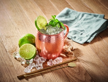 Logo trade corporate gift photo of: Cocktail copper mug 400 ml