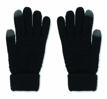 Logo trade business gift photo of: Rpet tactile gloves