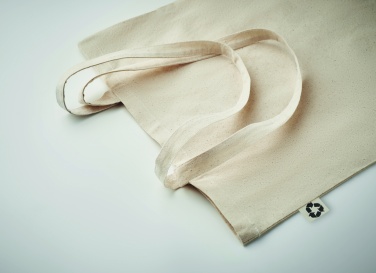 Logo trade promotional merchandise picture of: Recycled cotton shopping bag