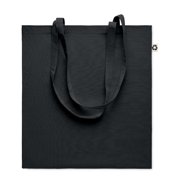 Logotrade promotional product picture of: Recycled cotton shopping bag
