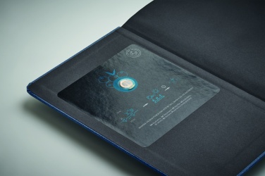 Logo trade business gifts image of: A5 recycled page notebook