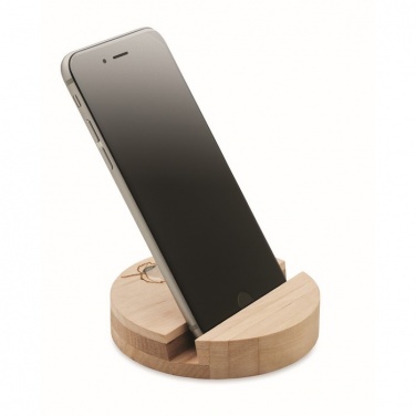 Logotrade promotional product picture of: Birch Wood phone stand