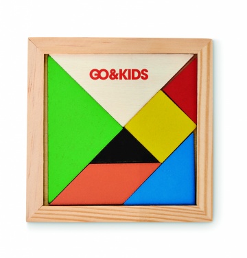 Logotrade promotional gifts photo of: Tangram puzzle in wood