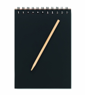 Logo trade business gifts image of: Scratching paper notebook